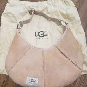 UGG Blush Suede Hobo Bag